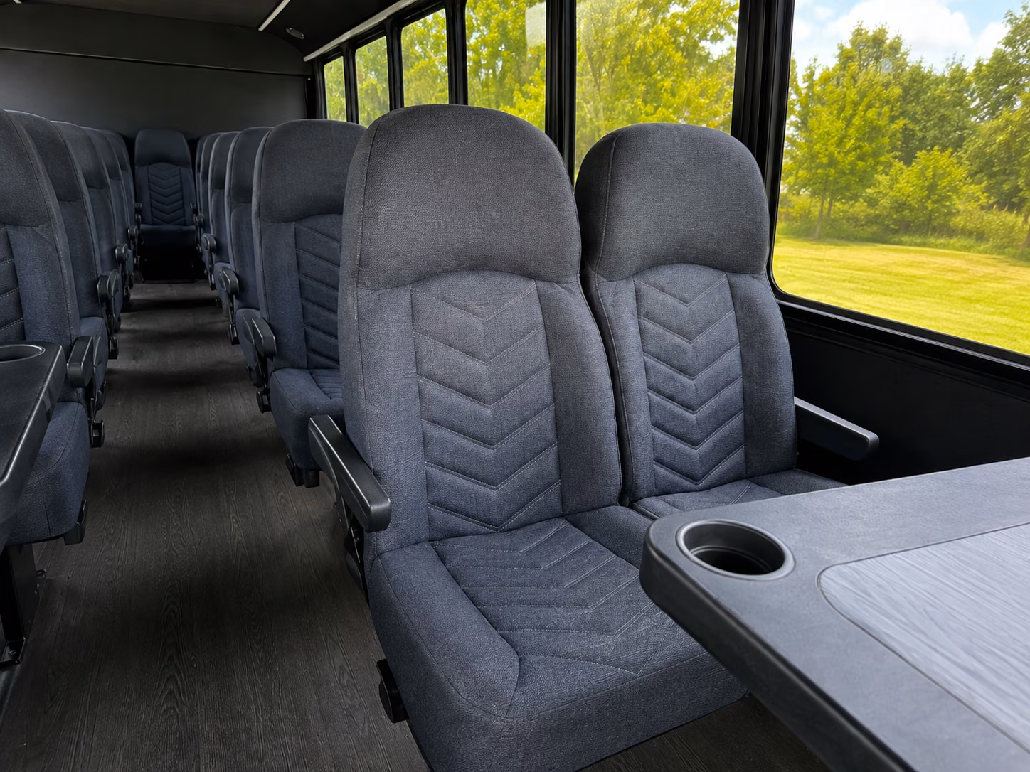 fargo 15 passenger minibus inside
