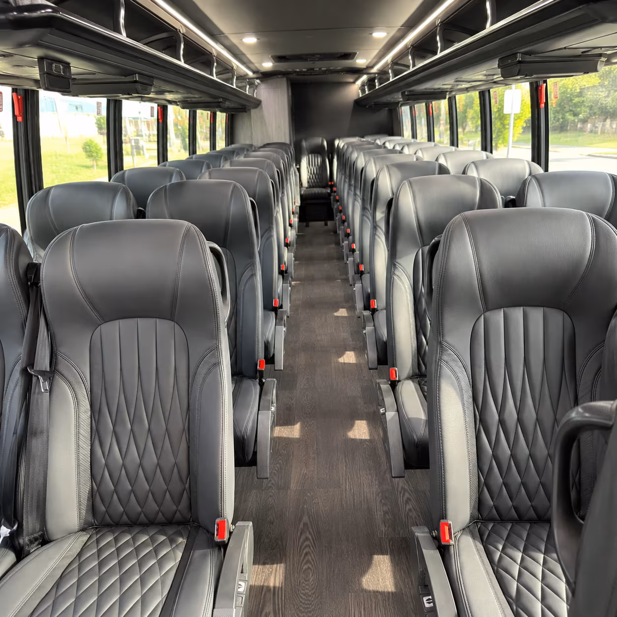 fargo 28 passenger minibus inside