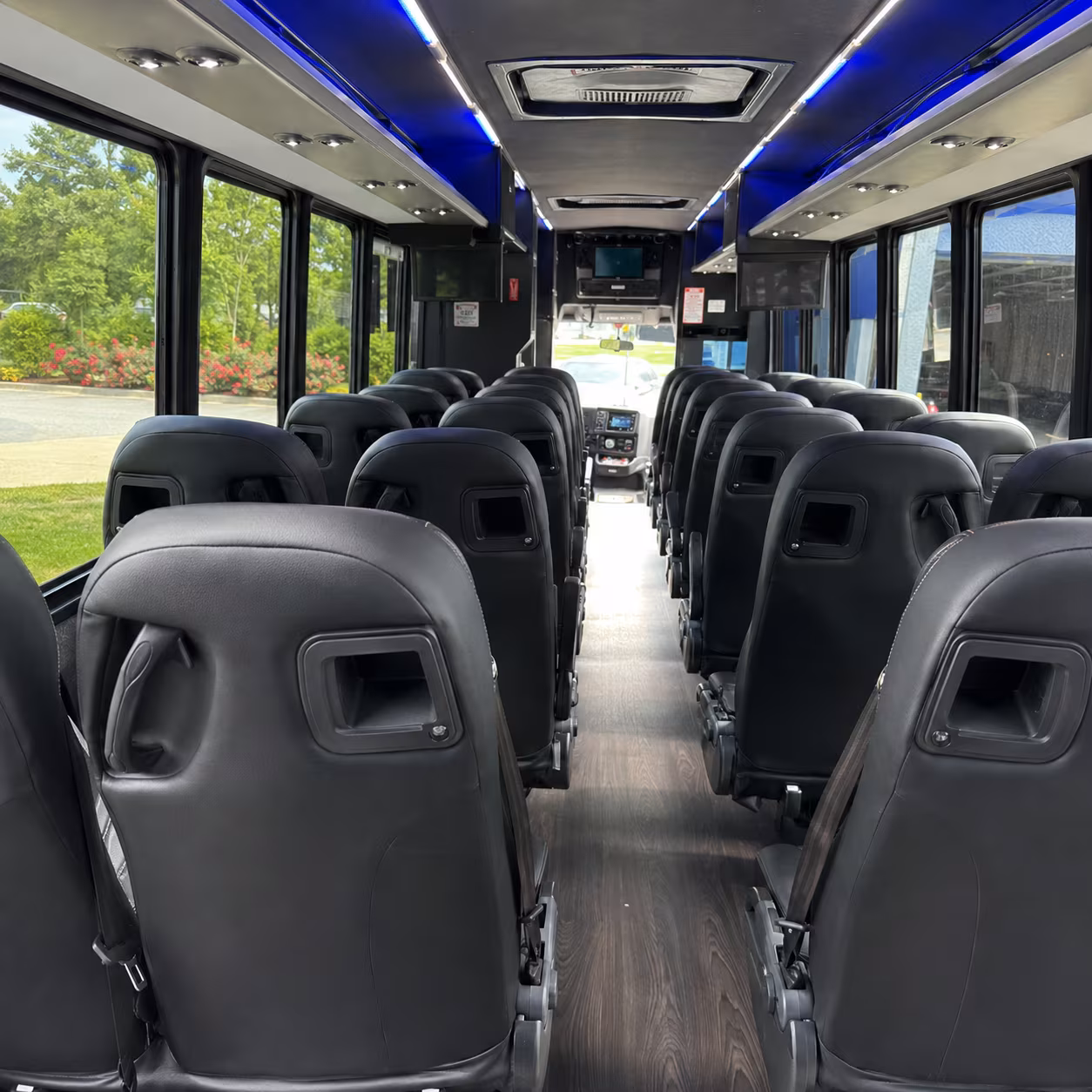 fargo 30 passenger minibus inside