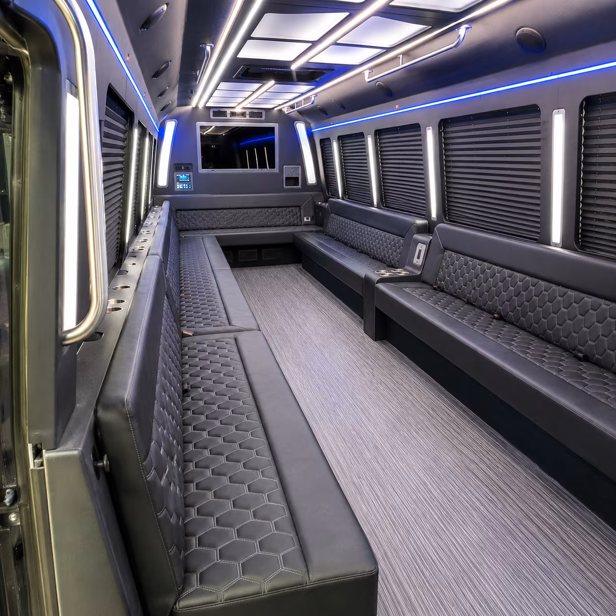 fargo 40 passenger party bus interior