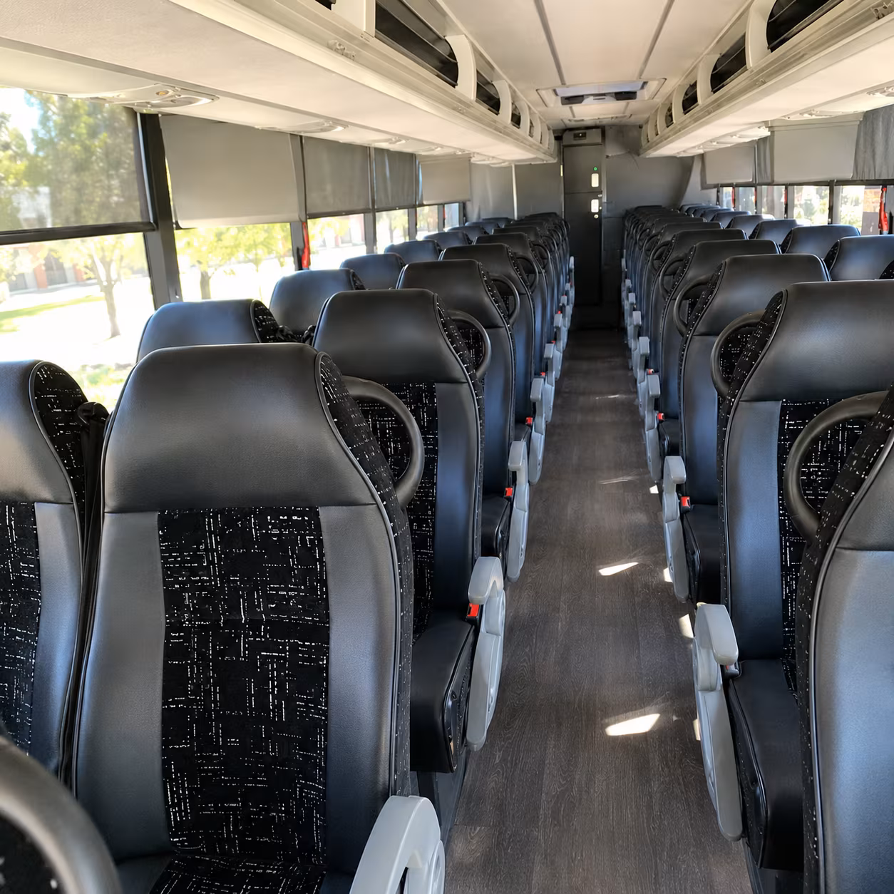 fargo 56 passenger charter bus interior