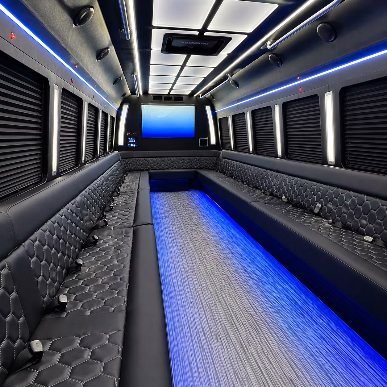 fargo party bus interior