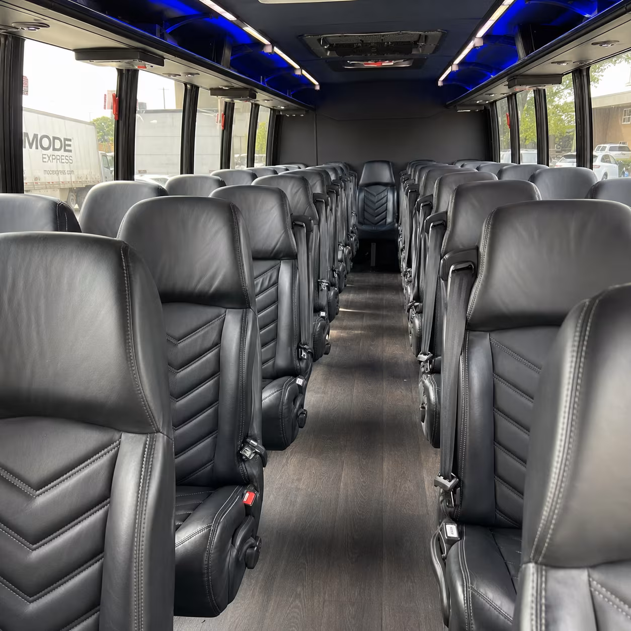 fargo private event transportation onboard seating