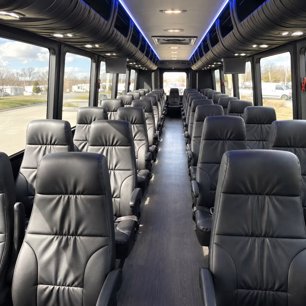 fargo religious group transportation onboard seating