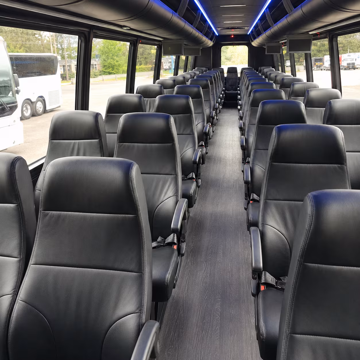 shuttle buses for wedding guests between fargo hotels and venues
